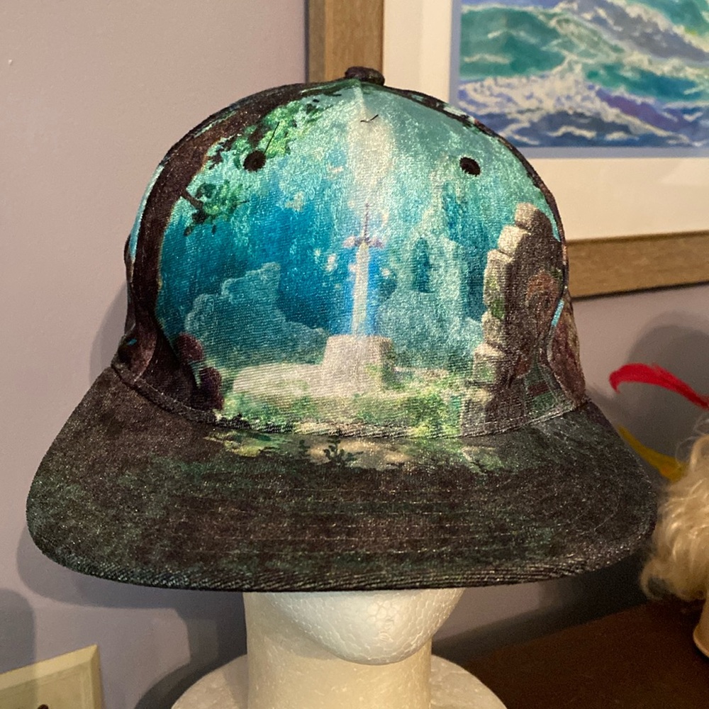 The Legend Of Zelda Hat Link Snapback Cap 2016 Velour BIOWORLD